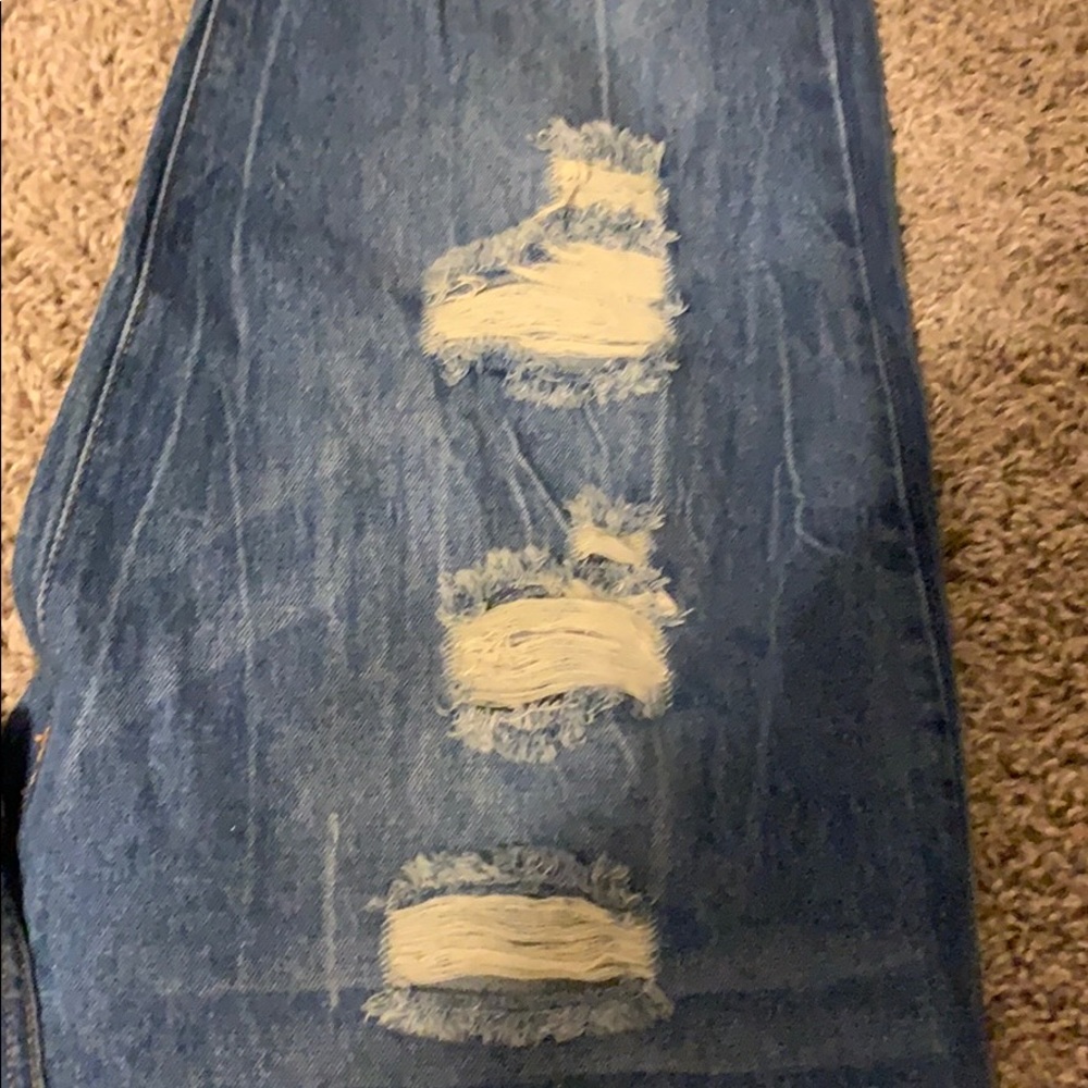 Blue Ripped Jeans - Size 38 - Picture 2 of 3